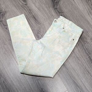 EUC Lauren Conrad Green Pastel Skinny Jeans